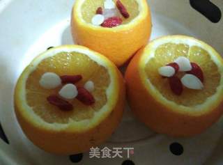 蒸橙的做法步骤：4