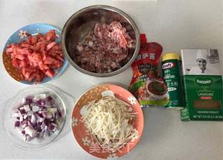 肉酱千层面的做法步骤：1