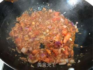 肉酱千层面的做法步骤:4
