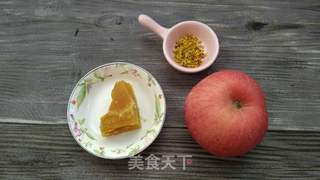 #红糖桂花炖苹果的做法图解2