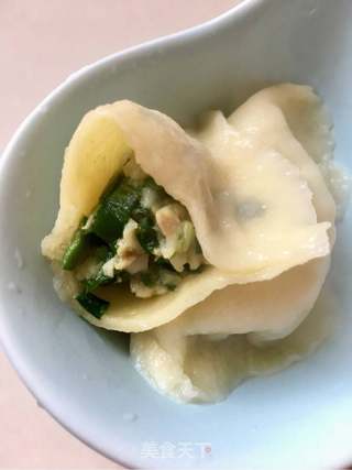 韭菜扇贝丁饺子的做法步骤：11