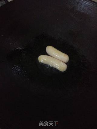 三文鱼肠饭团的做法步骤:9