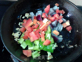 焗黑椒牛肉土司盒子的做法步骤:13