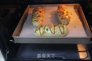 香葱火腿包的做法步骤：13