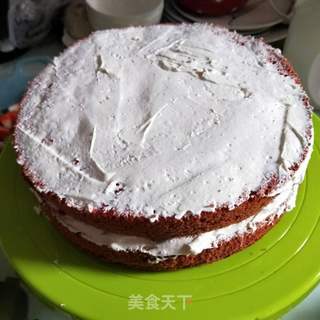 巧克力奶油水果蛋糕的做法步骤:21