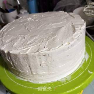 巧克力奶油水果蛋糕的做法步骤:23