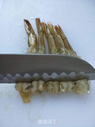 香酥肉卷虾的做法步骤:4