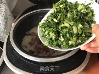 #御寒美食#香肠咸肉菜饭 的做法步骤：11