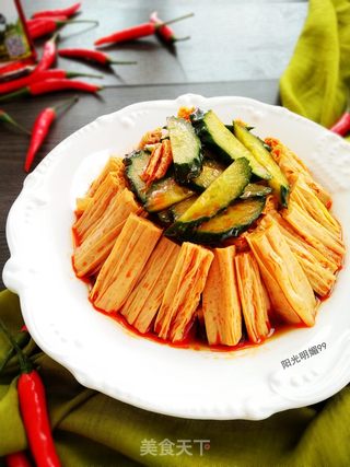 红油腐竹的做法步骤:10