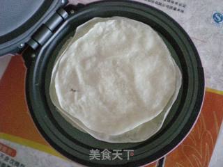 香菇酱卷春饼的做法步骤:4