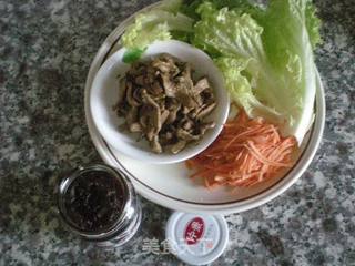 香菇酱卷春饼的做法步骤:7