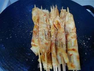 烤干豆腐的做法步骤:9