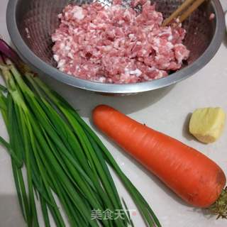 双色生煎包的做法步骤:2