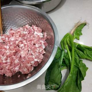 双色生煎包的做法步骤:3