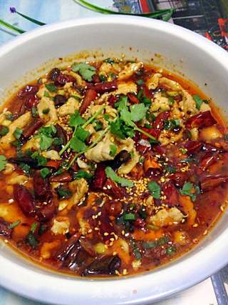水煮肉片的做法步骤:20