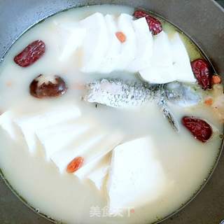 #御寒美食#鲫鱼豆腐汤的做法步骤:4