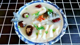#御寒美食#鲫鱼豆腐汤的做法步骤:5