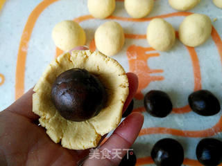 豆沙柿饼的做法步骤:8