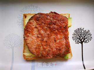 牛油果牛排三明治的做法步骤:11