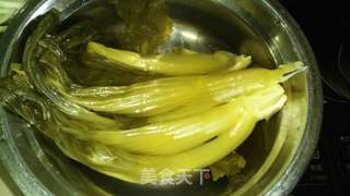 酸菜肉片的做法步骤:4