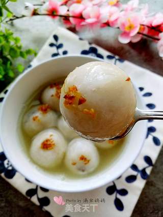 桂花酱豆沙汤圆的做法步骤:14