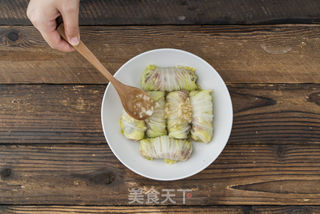 翡翠白菜卷的做法步骤:10