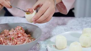茨菇酿肉的做法步骤:5