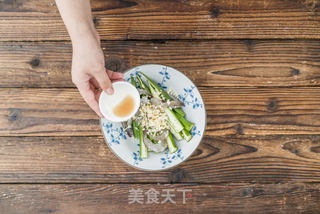 秋葵蒸虾仁的做法步骤:3