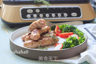 #东菱牛排机#煎香肠的做法步骤:7