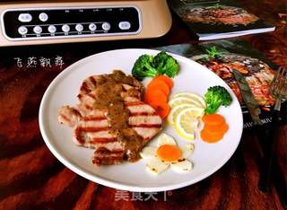 #东菱牛排机#蒜香黑椒猪排的做法步骤:18