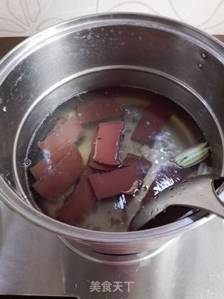#御寒美食#鸭血粉丝汤的做法步骤:6