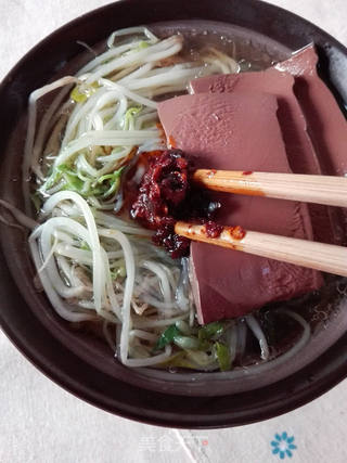 #御寒美食#鸭血粉丝汤的做法步骤:9
