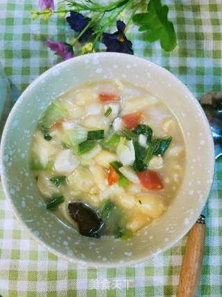 彩色汤麻食的做法步骤：18