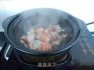 肉片蔬菜焖锅的做法步骤:6