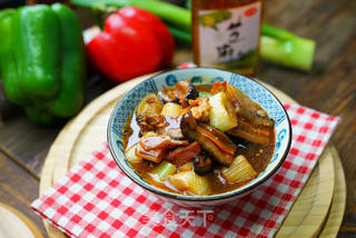 肉末葱烧红极参的做法步骤:11