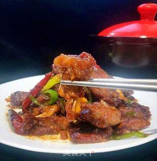 锅包肉的做法步骤:10