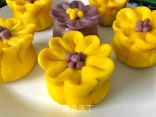 花样豆沙包的做法步骤:28