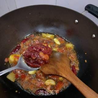 胡萝卜牛肉焖饭的做法步骤:7
