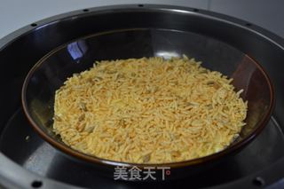 炒香米蒸蛋羹的做法步骤：8
