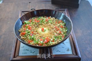 炒香米蒸蛋羹的做法步骤：10