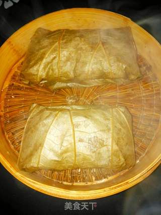 荷叶糯米排骨饭的做法步骤:7