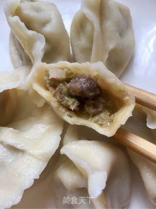 海参白菜猪肉饺子的做法步骤:11