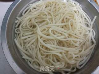 青菜鸡蛋肉丝炒面的做法步骤:9