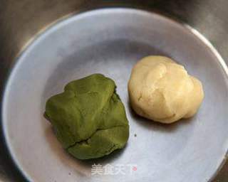 抹茶圈圈饼的做法步骤:6