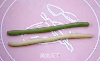抹茶圈圈饼的做法步骤:8