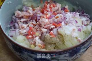 #东菱牛排机#土豆培根饼的做法步骤:6