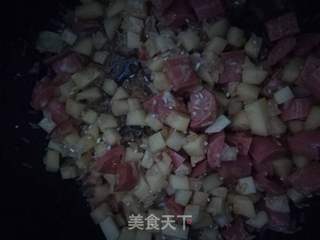 土豆香肠焖饭的做法步骤：5