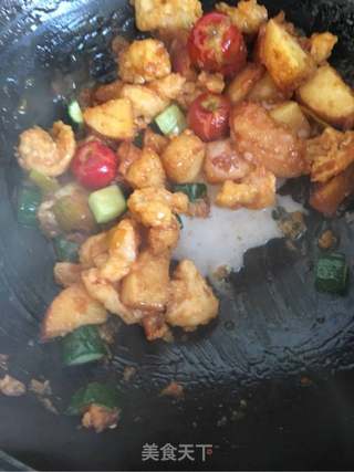 果味虾仁的做法步骤:18