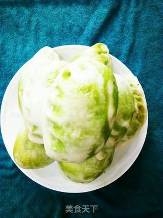 双色包子的做法步骤:10