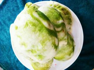 双色包子的做法步骤:11